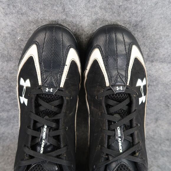 Under Armour Shoes Mens 8.5 Cleats Baseball Sport Black Molded Leadoff III Adult - Picture 7 of 13